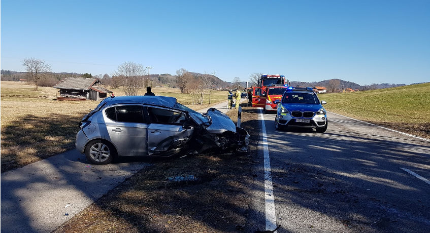 Verkehrsunfall auf der TS5