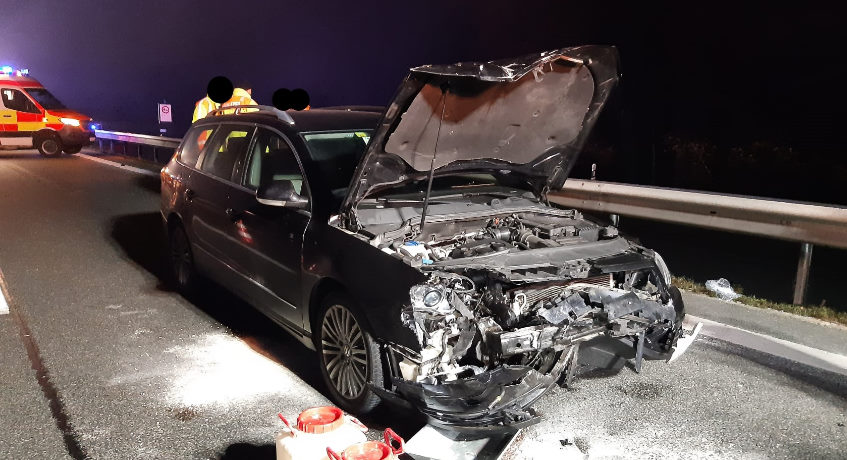 schwerer Verkehrsunfall mit Personenschaden