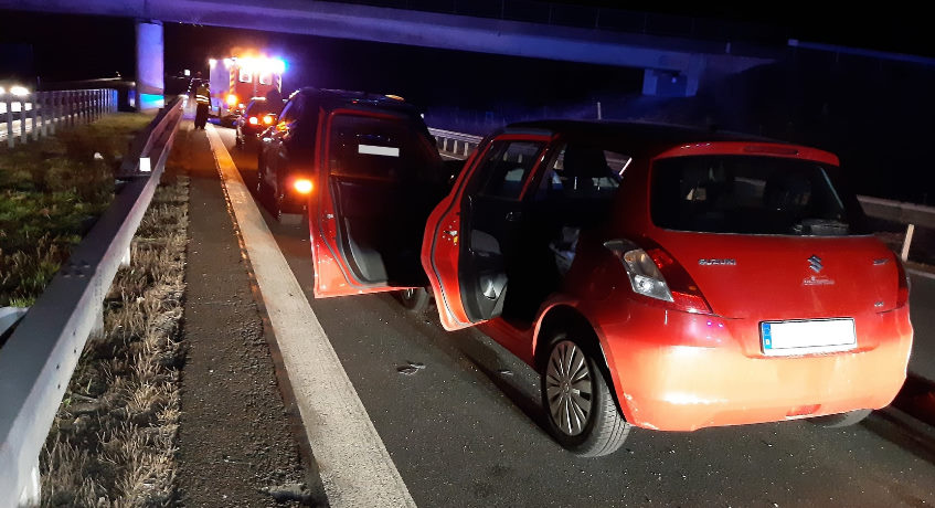 Verkehrsunfall mit 3 PKW