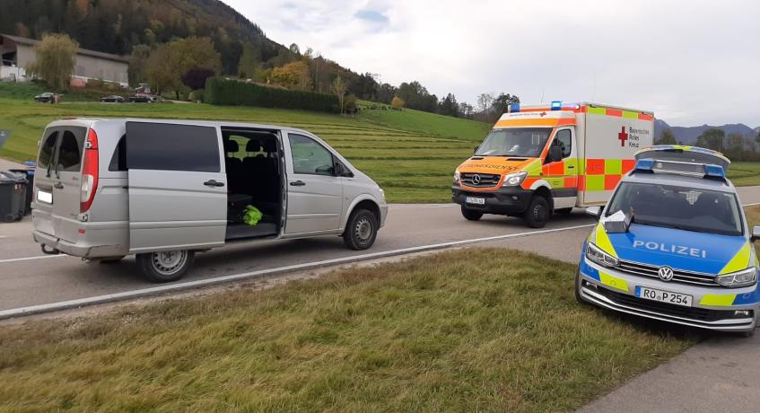 Verkehrsunfall TS 5 Richtung Staudach